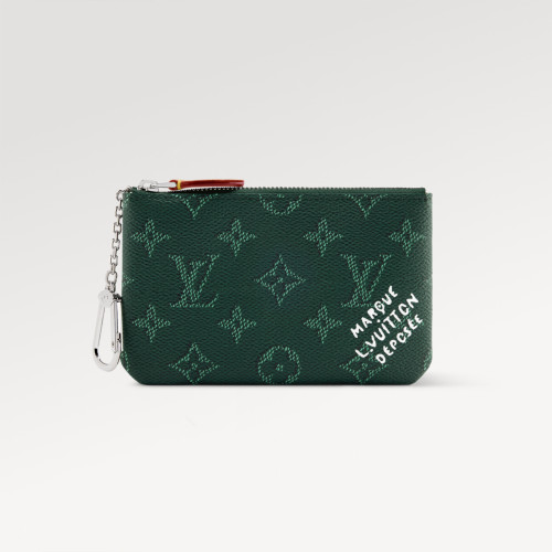 NIGO LOUIS VUITTON Monogram Heritage Canvas Chain Hook Zipper Mini Wallet Bag Bags  Key Pouch M27109 #Nigo82258A