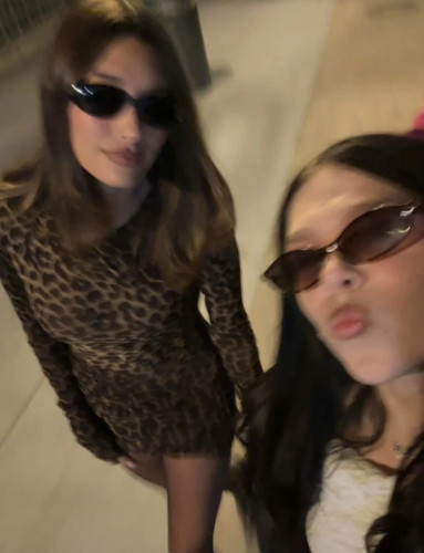 NIGO Saint Laurent  Dresses Women's Sexy Leopard Print Long-sleeve Mini Dress Fashionable Exquisite, Trendy Short Dress #Nigo82271A