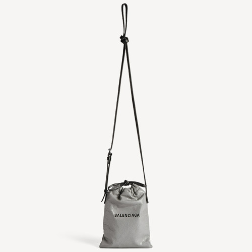 NIGO Balenciaga Men's Shopper Phone Holder Men's And Women's Drawstring Pouch - Fashionable Casual Phone Bag #Nigo82567A