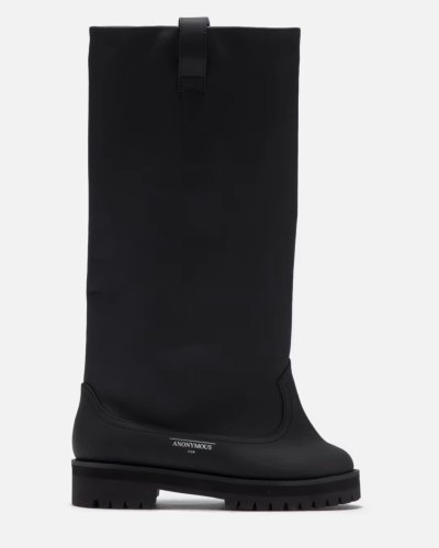 NIGO Anonymous Club  0pium Style Og Loose-fit Pleated Riding Boots Playboy Carti-style Men's Fashionable Retro Long Boots Shoes #Nigo82578A