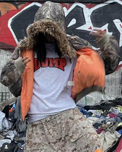 NIGO Yeezy Season5 Opium Yvl Style Fur-trimmed N2b Camo Bomber Jacket Fashionable Retro Hooded Jacket #nigo82577A