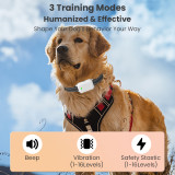 Dog Training 500M Range One-Click No Shock Lock TFT Screen Mini Receiver Rechargeable Dog Shock Collar Control Auto Sleep Low