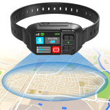 Wireless GPS Dog Fence Collar, Dual Band GPS Positioning IP67 Waterproof Smart Pet Training Collar with Virtual Boundary Alert for Outdoor Dogs