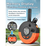 Dog Training Collar 3280ft Remote IP67 Waterproof 2 Dogs Training Shock Collar with LED Light SOS Beep Vibration