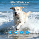 1000M Remote Dog Training Collar IP67 Waterproof with LED Light SOS Beep Vibration One-Click No Shock Lock