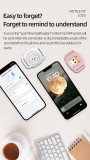 Mini GPS Tracker Works with Apple Find My APP, Smart Bluetooth Pet Anti-Lost Locator for Dog Cat, Global Real-Time Positioning Tracker with Collar, Long Battery Life Item Finder