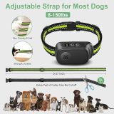 Anti Barking Collar Smart Voice Recognition 5 Levels Adjustable Sensitivity Rechargeable Auto Sleep No Shock Dog Training Collar