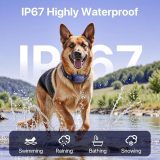 Waterproof Automatic Anti Barking Collar Smart Dog Bark Recognition Rechargeable Auto Sleep No Shock Option Adjustable Strap