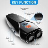 Dual Transducer Humane Ultrasonic Dog Repeller LED Strobe Vibration 10-15M Range No Shock Dog Bark Deterrent Rechargeable 800mAh