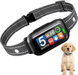 Automatic No Shock Option Dog Bark Collar IP67 Waterproof Smart Bark Recognition System Adjustable Buckle 5 Adjustable Levels