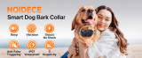 Automatic No Shock Option Dog Bark Collar IP67 Waterproof Smart Bark Recognition System Adjustable Buckle 5 Adjustable Levels