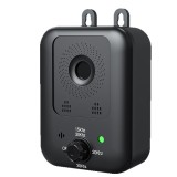Outdoor Wall Mounted Ultrasonic Dog Repeller 3 Adjustable Range 5-15M 25KHz Enhanced Frequency Rechargeable Bark Control Device