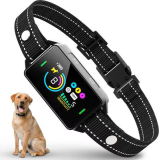 Automatic Anti Bark Collar 3 Training Modes IP67 Waterproof Dog Shock Collar with LCD Color Screen Bark Counter