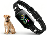 Automatic Anti Bark Collar 3 Training Modes IP67 Waterproof Dog Shock Collar with LCD Color Screen Bark Counter