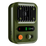 Outdoor Indoor Humane Ultrasonic Dog Repeller 3 Adjustable Range 5-15M 25KHz Enhanced Frequency Rechargeable Bark Control Device