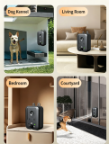 Outdoor Wall Mounted Ultrasonic Dog Repeller 3 Adjustable Range 5-15M 25KHz Enhanced Frequency Rechargeable Bark Control Device