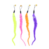 Caterpillar Replacement Head for Cat Teaser Wand Plush Interactive Cat Toy Refill Kitten Teaser Accessories