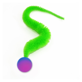 Rainbow Caterpillar Elastic Ball Cat Toy Interactive Cat Teaser Refill Replacement Worm Cat Wand Accessories