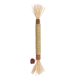 Raffia Grass Gall Fruit Silver Vine Cat Teether Wand Self-Playing Boredom Relief Teeth Cleaning Cat Stick Pet Toy Wholesale