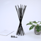 PP Plastic Support Tube for Cat Teaser Wand Hard Hollow Black Pipe Stick Pet Toy Accessories