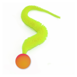 Rainbow Caterpillar Elastic Ball Cat Toy Interactive Cat Teaser Refill Replacement Worm Cat Wand Accessories