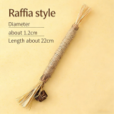 Raffia Grass Gall Fruit Silver Vine Cat Teether Wand Self-Playing Boredom Relief Teeth Cleaning Cat Stick Pet Toy Wholesale