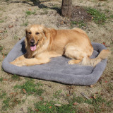 Soft Sherpa Fleece Pet Bed Mat Anti-Scratch Sofa & Car Pad for Cats Kittens Dogs Golden Retriever All Seasons Square Nest