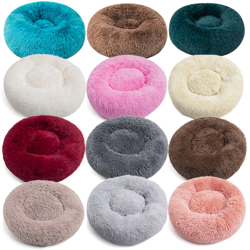 Long Plush Pet Bed Winter Warm Dog Bed Cat Bed Soft Pet Mat Cushion for Dogs Cats Pet Supplies