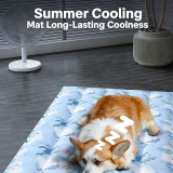 Summer Pet Cooling Mat Cool Pad for Dogs Cats Ice Sleeping Bed Self-Cooling Cushion Pet Cooling Supplies