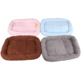 Soft Sherpa Fleece Pet Bed Mat Anti-Scratch Sofa & Car Pad for Cats Kittens Dogs Golden Retriever All Seasons Square Nest