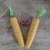 Cute Carrot Cat Teaser Wand Interactive Cat Toy Self-Playing Boredom Relief Bite Resistant Teething Grinding Pet Toy