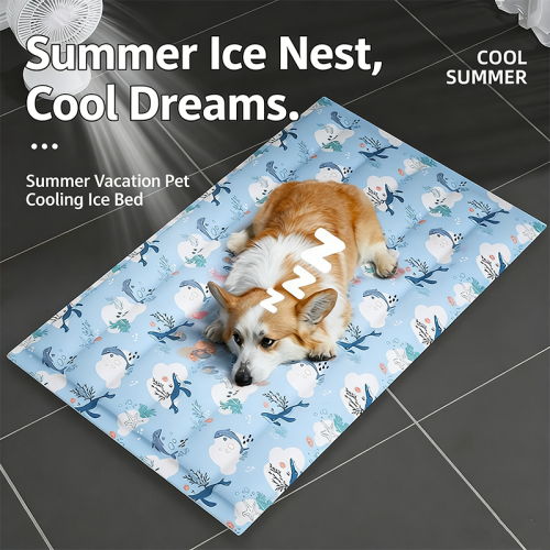 Summer Pet Cooling Mat Cool Pad for Dogs Cats Ice Sleeping Bed Self-Cooling Cushion Pet Cooling Supplies