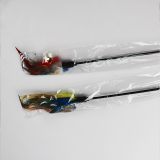 65cm 50cm Cat Teaser Wand with Bell Feather Interactive Pet Cat Teaser Toy Kitten Supplies