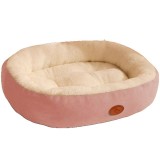 Oval Pet Bed Summer Cool Dog Bed Winter Warm Cat Bed Mat for Medium Large Dogs
