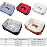 Warm Pet Bed for Dogs Cats Soft Pet Mat Nest for Golden Retriever Teddy Four Seasons Universal Pet Supplies