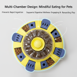 Interactive Dog Puzzle Feeder, Slow Feeding Treat Dispenser Toy, IQ Training Pet Food Dispenser Use for Indoor