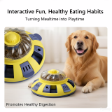 Interactive Dog Puzzle Feeder, Slow Feeding Treat Dispenser Toy, IQ Training Pet Food Dispenser Use for Indoor
