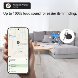 Portable Google Pet Locator, Accurate Global Position Tracker FindHub Anti Lost Tag for Android Elderly Pets