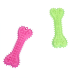 TPR Pet Dog Bone Chew Toy Eco-Friendly Rubber Bite Resistant Teeth Cleaning Molar Stick for Small Medium Dogs