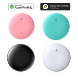 Dual-System Anti-Loss Tracker, Works with Apple Find My & Android, Global Location Tag for Keys Bags Pets