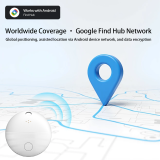 Portable Google Pet Locator, Accurate Global Position Tracker FindHub Anti Lost Tag for Android Elderly Pets