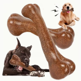 Pet Dog Bone Chew Toy Teeth Cleaning Grinding Durable Bite Resistant Training Boredom Relief Pet Toy
