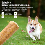 Natural Coffee Wood Dog Chew Stick Durable Teeth Cleaning Boredom Relief Anti-Destructive Chew Pet Toy