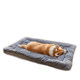 Winter Warm Plush Dog Bed Thickened Soft Pet Mat for Large Dogs Crate Pad Pet Supplies