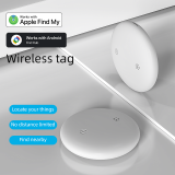 Dual-System Anti-Loss Tracker, Works with Apple Find My & Android, Global Location Tag for Keys Bags Pets
