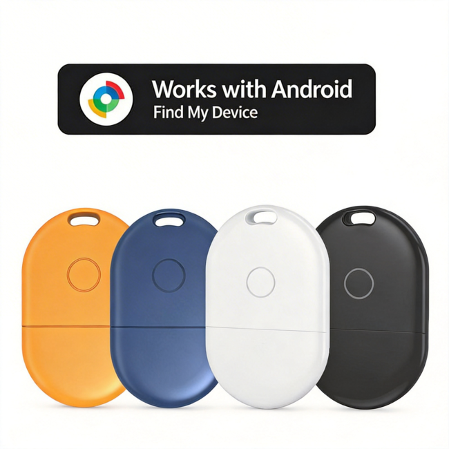 Android Smart Pet Tracking Device Bluetooth Global Position Locator Anti-loss Pet Collar Tag