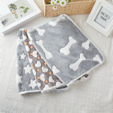 Soft Flannel Pet Blanket Warm Dog Cat Blanket Cozy Pet Bed Mat for Puppy Kitten Pet Supplies