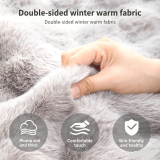 Winter Warm Plush Dog Bed Thickened Soft Pet Mat for Large Dogs Crate Pad Pet Supplies