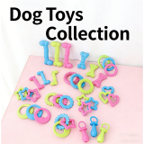 Durable TPR Dog Chew Toys Collection Bone Nipple Teething Ring Bite Proof Dental Care Pet Dog Supplies