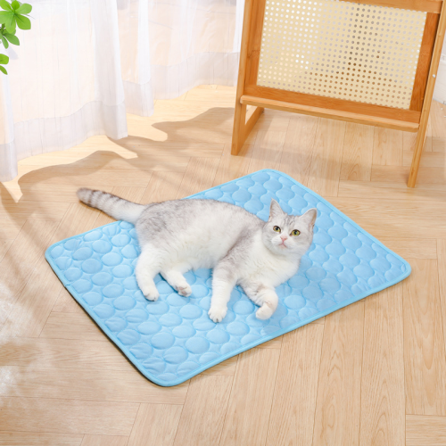 Summer Pet Ice Silk Cooling Mat Soft Sofa Bed Pad Breathable Cool Mat for Dogs Cats